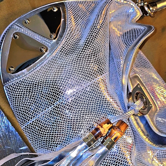 Gucci Python Large Indy Top Handle Bag - Picture 6 of 11